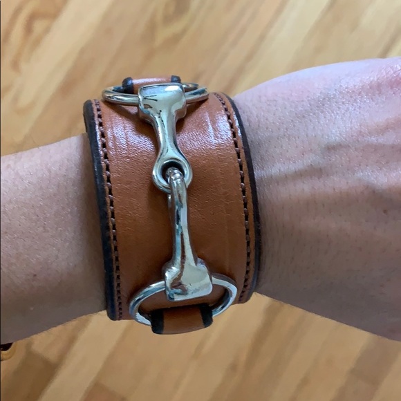 Rebecca Ray Jewelry - *LIKE NEW* Rebecca Ray Leather Horsebit Cuff